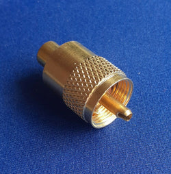 6 x GOLD PL 259 FOR 7MM COAX RG MINI 8 £11 plus £2.95 carriage